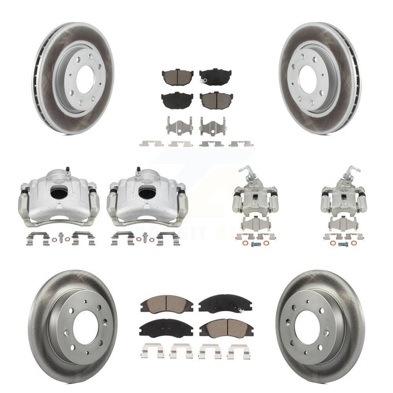 Transit Auto KCG-101022C Disc Brake Kit for 2005-2009 Kia Spectra, Kia Spectra5 - Front and Rear product image