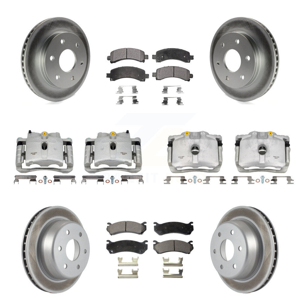 Transit Auto KCG-101022P Disc Brake Kit for 2002-2008 Cadillac Escalade, Chevrolet Avalanche 1500, Chevrolet Express 1500 & more - Front and Rear product image