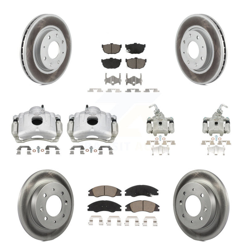 Transit Auto KCG-101023C Disc Brake Kit for 2004-2005 Kia Spectra, Kia Spectra5 - Front and Rear product image