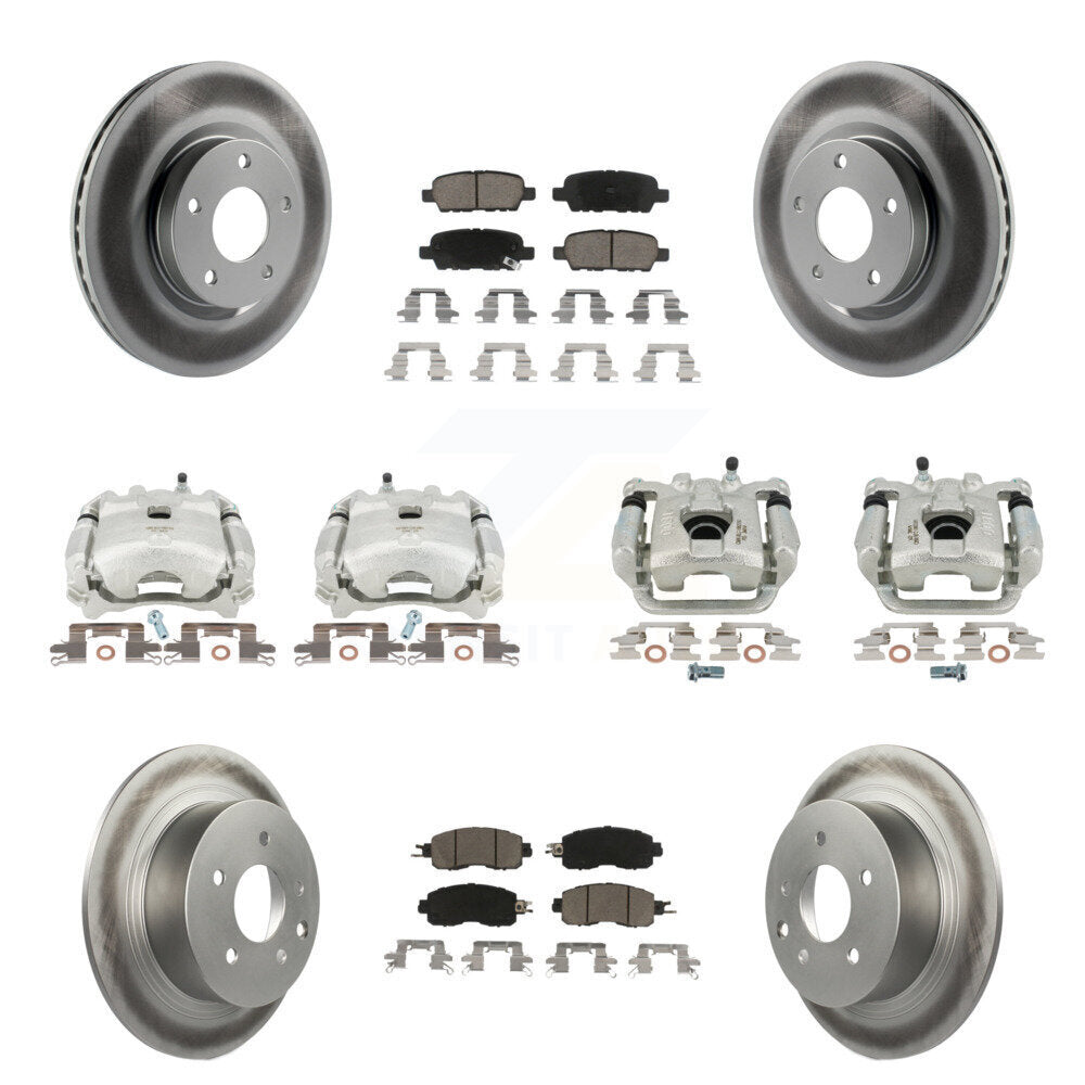 Transit Auto KCG-101024C Disc Brake Kit for 2013-2018 Nissan Altima - Front and Rear product image