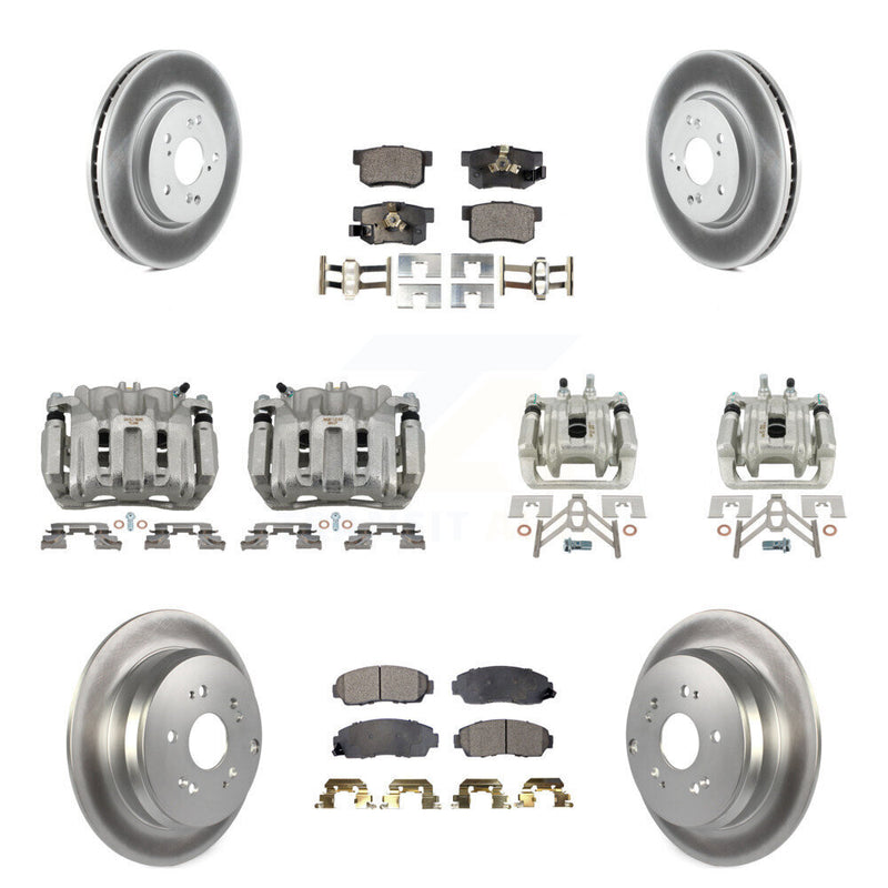 Transit Auto KCG-101024P Disc Brake Kit for 2007-2012 Acura RDX, Honda CR-V - Front and Rear product image