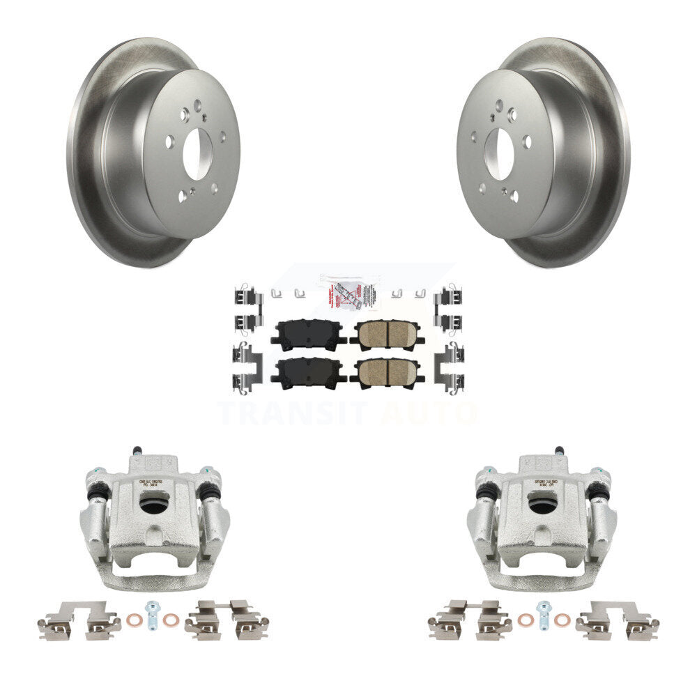 Transit Auto KCG-101026N Disc Brake Kit for 2004-2009 Lexus RX350, Lexus RX400h, Toyota Highlander & more - Rear product image