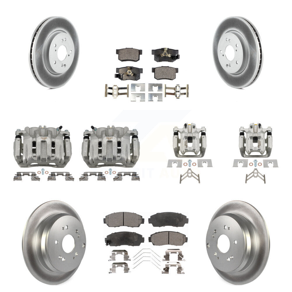 Transit Auto KCG-101026P Disc Brake Kit for 2012-2016 Honda CR-V - Front and Rear product image