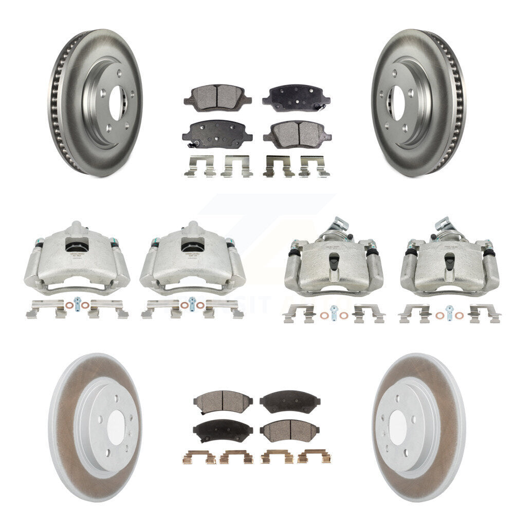 Transit Auto KCG-101026T Disc Brake Kit for 2005 Buick Terraza, Chevrolet Uplander, Saturn Relay - Front and Rear product image