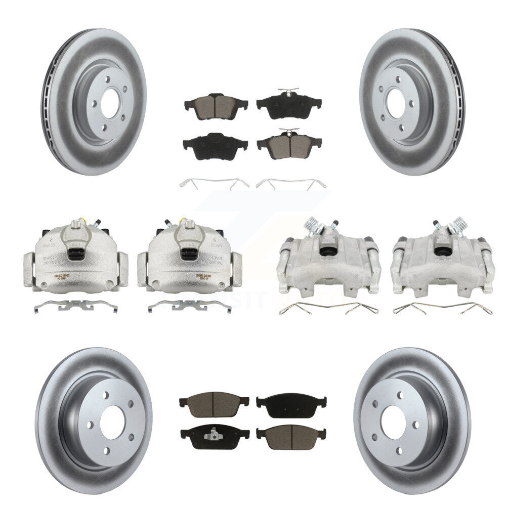 Transit Auto KCG-101027C Disc Brake Kit for 2013-2016 Ford Escape - Front and Rear product image