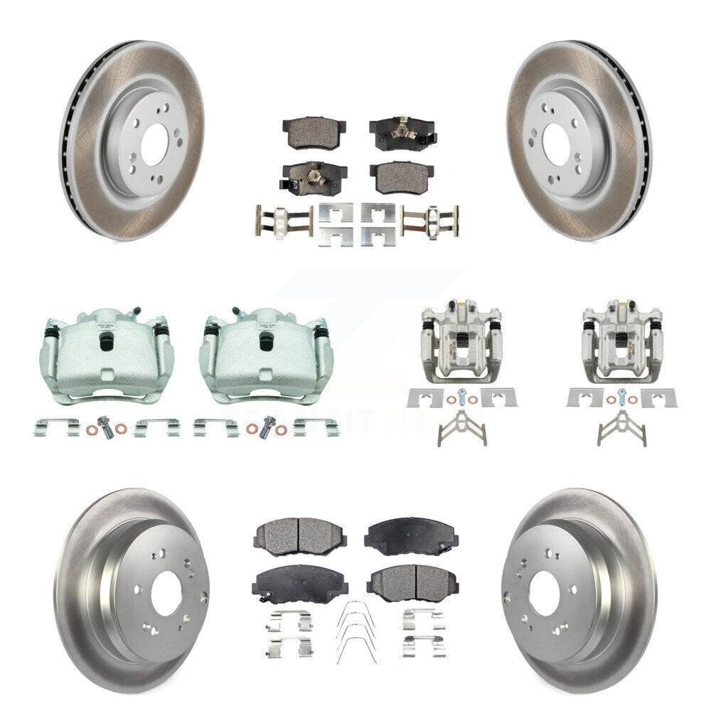 Transit Auto KCG-101027P Disc Brake Kit for 2012-2016 Honda CR-V - Front and Rear product image