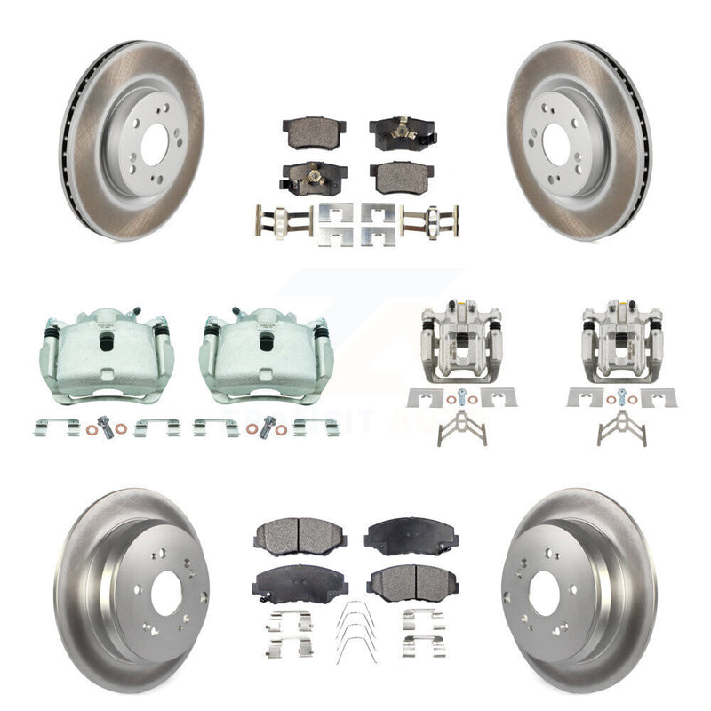 Transit Auto KCG-101027P Disc Brake Kit for 2012-2016 Honda CR-V - Front and Rear product image