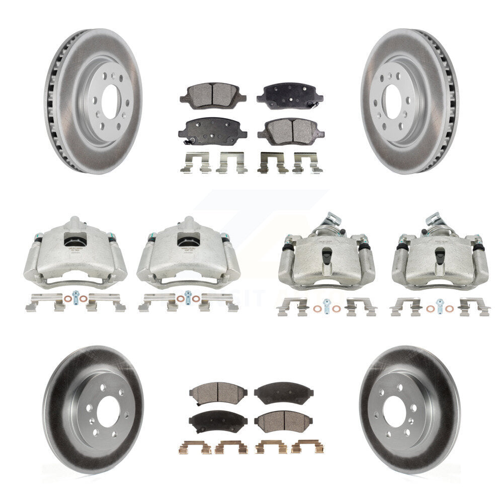 Transit Auto KCG-101027T Disc Brake Kit for 2006-2009 Buick Terraza, Chevrolet Uplander, Pontiac Montana & more - Front and Rear product image