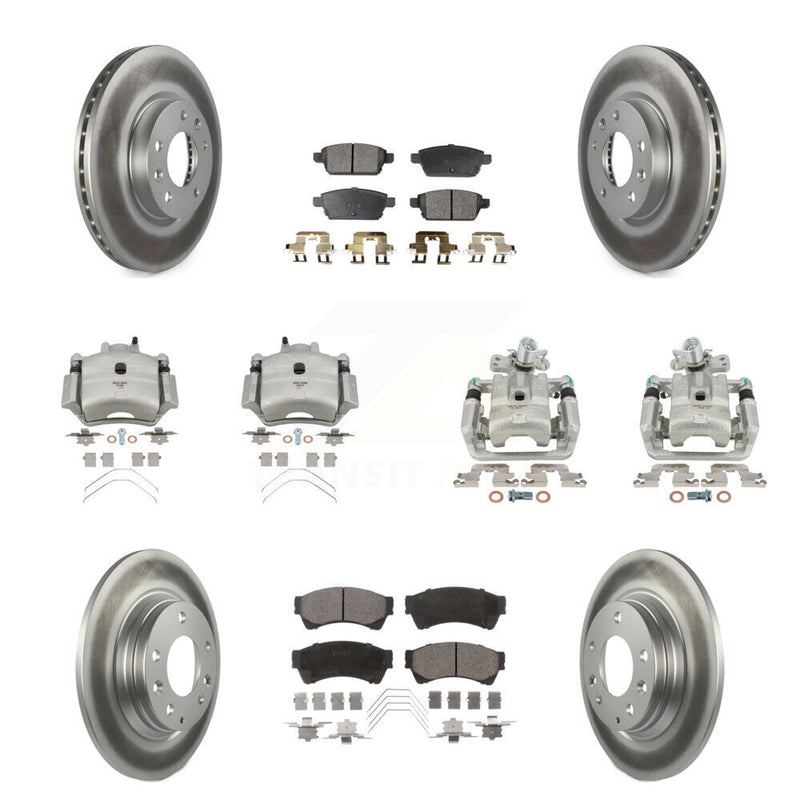 Transit Auto KCG-101028T Disc Brake Kit for 2006-2013 Mazda 6, Lincoln MKZ, Ford Fusion & more - Front and Rear product image