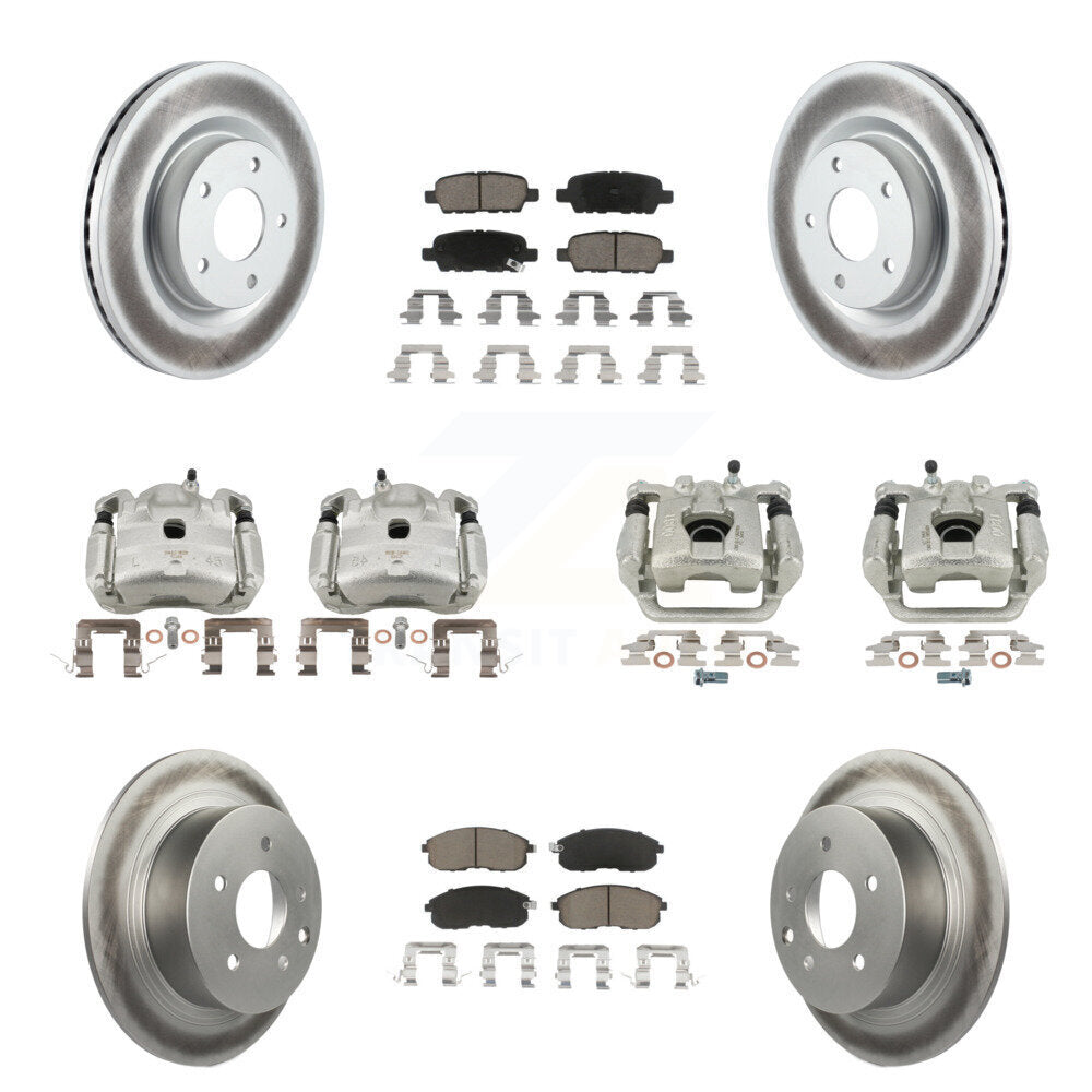 Transit Auto KCG-101029C Disc Brake Kit for 2007-2010 Nissan Altima - Front and Rear product image