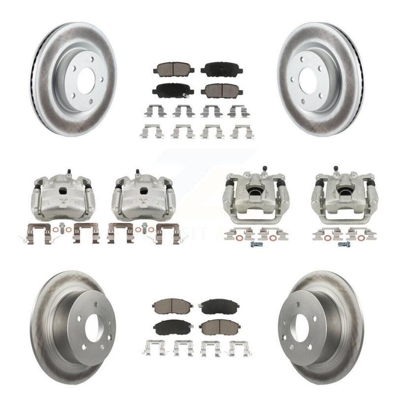 Transit Auto KCG-101029C Disc Brake Kit for 2007-2010 Nissan Altima - Front and Rear product image