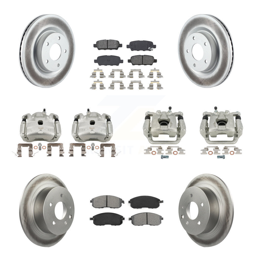 Transit Auto KCG-101029S Disc Brake Kit for 2007-2010 Nissan Altima - Front and Rear product image
