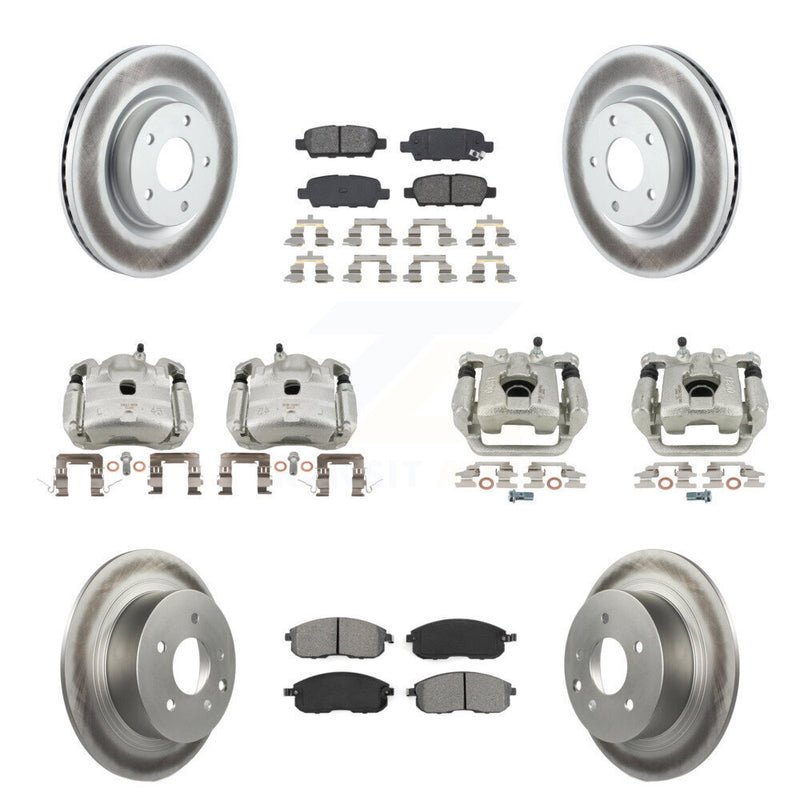 Transit Auto KCG-101029S Disc Brake Kit for 2007-2010 Nissan Altima - Front and Rear product image