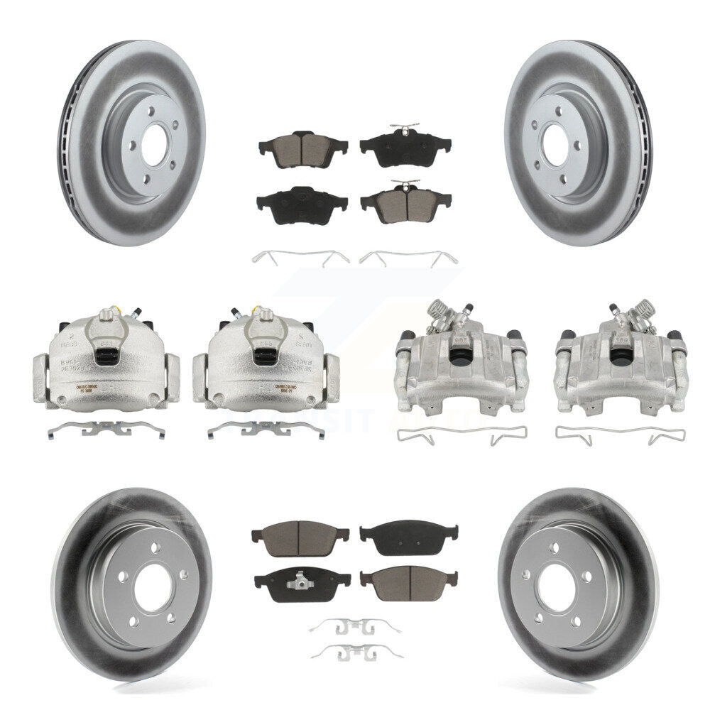 Transit Auto KCG-101030C Disc Brake Kit for 2013-2018 Ford Focus - Front and Rear product image