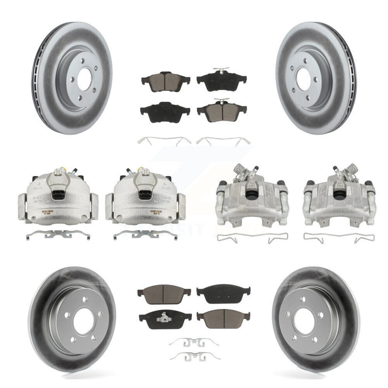 Transit Auto KCG-101030C Disc Brake Kit for 2013-2018 Ford Focus - Front and Rear product image