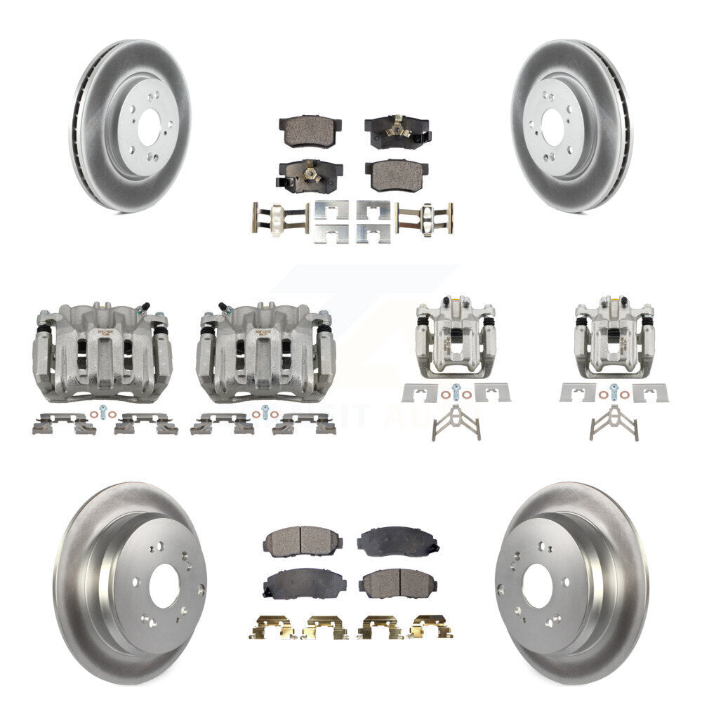 Transit Auto KCG-101030P Disc Brake Kit for 2007-2011 Honda CR-V - Front and Rear product image