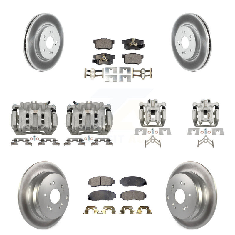 Transit Auto KCG-101030P Disc Brake Kit for 2007-2011 Honda CR-V - Front and Rear product image