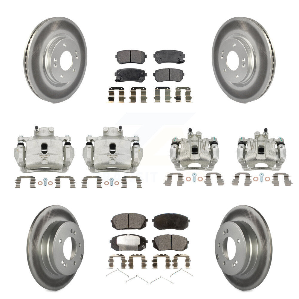 Transit Auto KCG-101031T Disc Brake Kit for 2015 Hyundai Sonata - Front and Rear product image