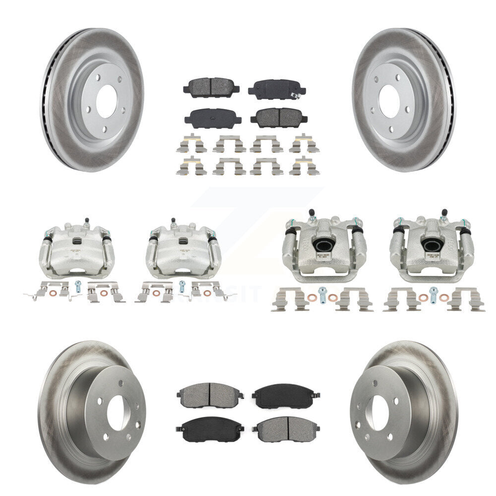 Transit Auto KCG-101032S Disc Brake Kit for 2011-2019 Nissan Juke, Nissan Sentra - Front and Rear product image