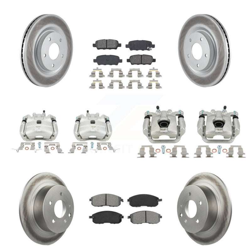 Transit Auto KCG-101032S Disc Brake Kit for 2011-2019 Nissan Juke, Nissan Sentra - Front and Rear product image