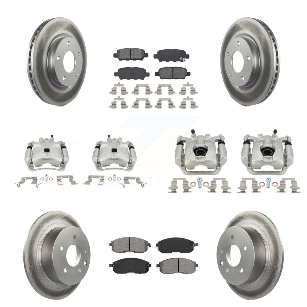Transit Auto KCG-101033S Disc Brake Kit for 2013-2019 Nissan Sentra - Front and Rear product image