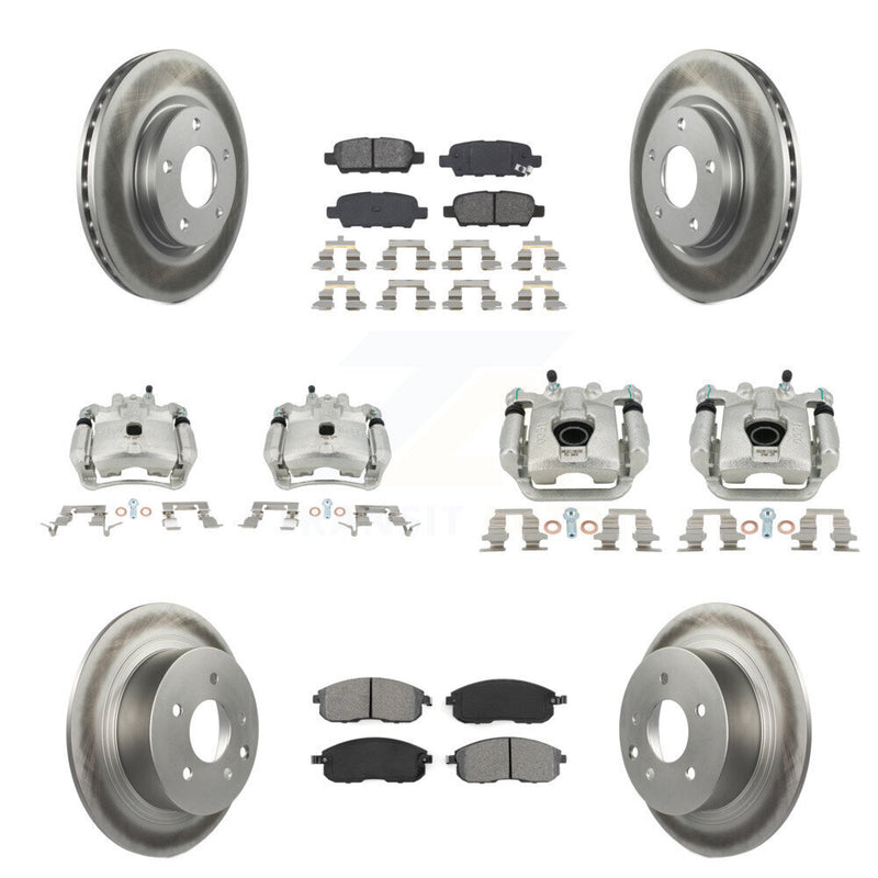 Transit Auto KCG-101033S Disc Brake Kit for 2013-2019 Nissan Sentra - Front and Rear product image