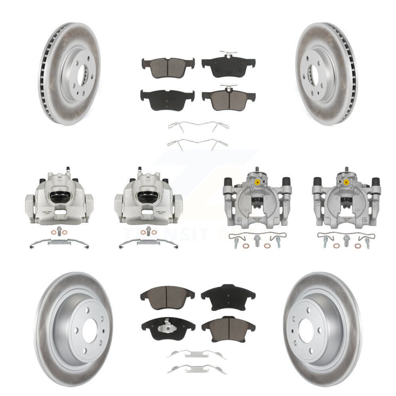 Transit Auto KCG-101034C Disc Brake Kit for 2013-2020 Ford Fusion, Lincoln MKZ - Front and Rear product image