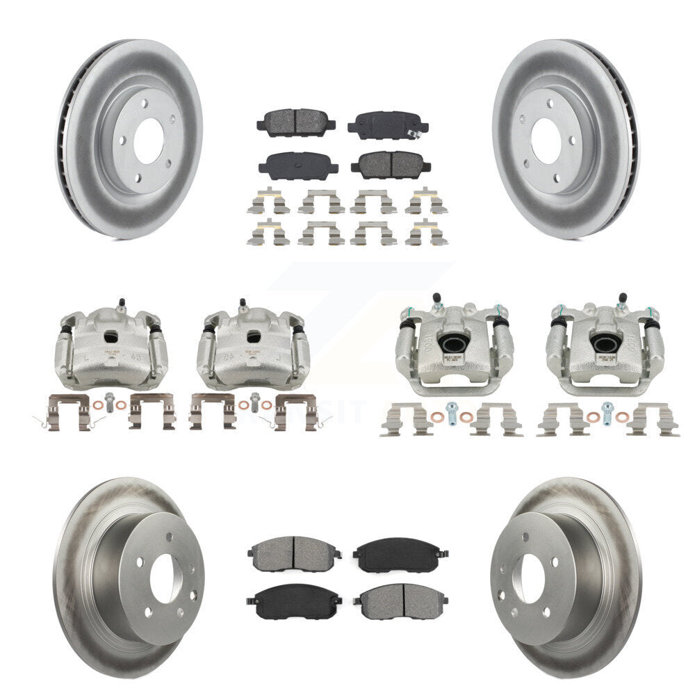 Transit Auto KCG-101034S Disc Brake Kit for 2007-2010 Nissan Sentra - Front and Rear product image