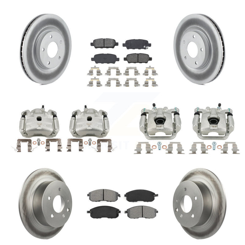 Transit Auto KCG-101034S Disc Brake Kit for 2007-2010 Nissan Sentra - Front and Rear product image