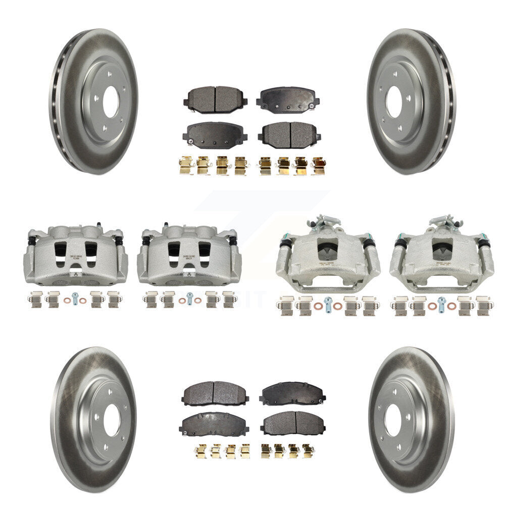 Transit Auto KCG-101034T Disc Brake Kit for 2019-2020 Dodge Grand Caravan - Front and Rear product image