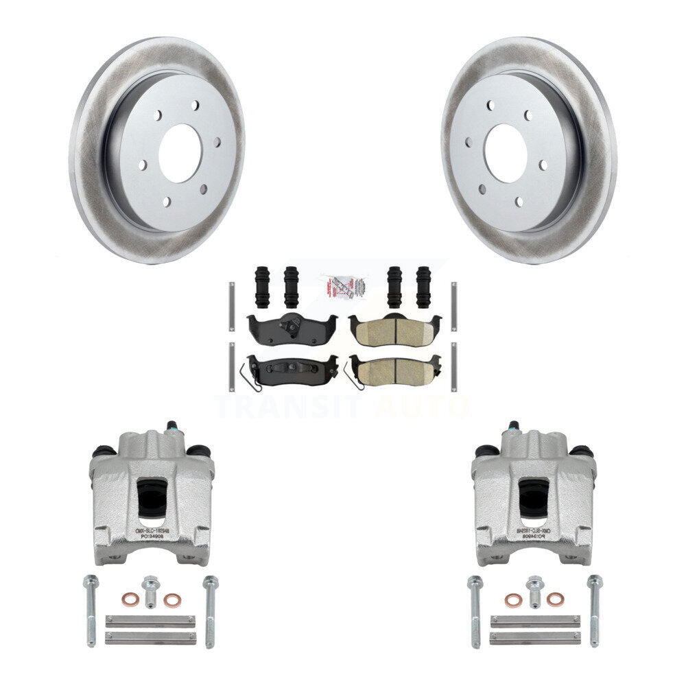 Transit Auto KCG-101035N Disc Brake Kit for 2004-2015 Nissan Armada, INFINITI QX56, Nissan Pathfinder Armada & more - Rear product image