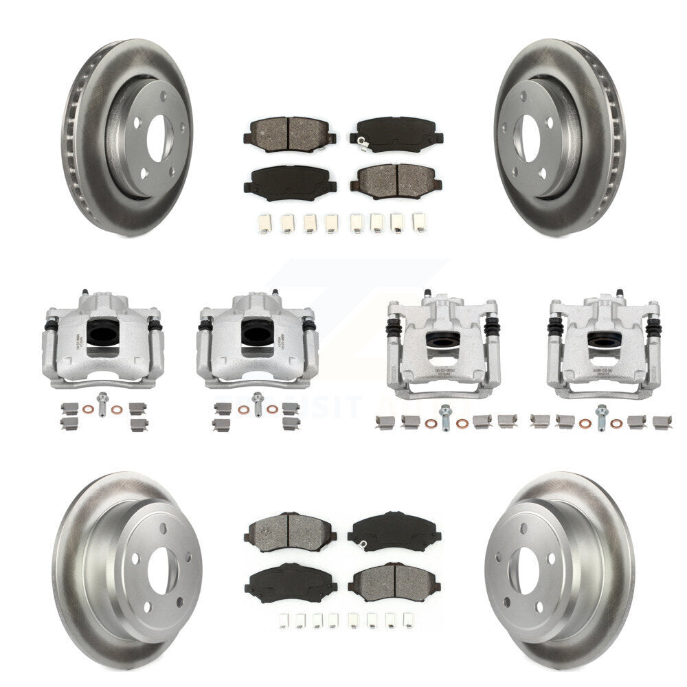 Transit Auto KCG-101035S Disc Brake Kit for 2007-2016 Jeep Wrangler - Front and Rear product image