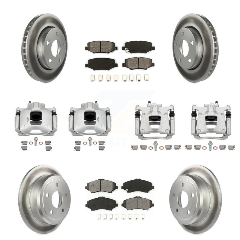 Transit Auto KCG-101035S Disc Brake Kit for 2007-2016 Jeep Wrangler - Front and Rear product image