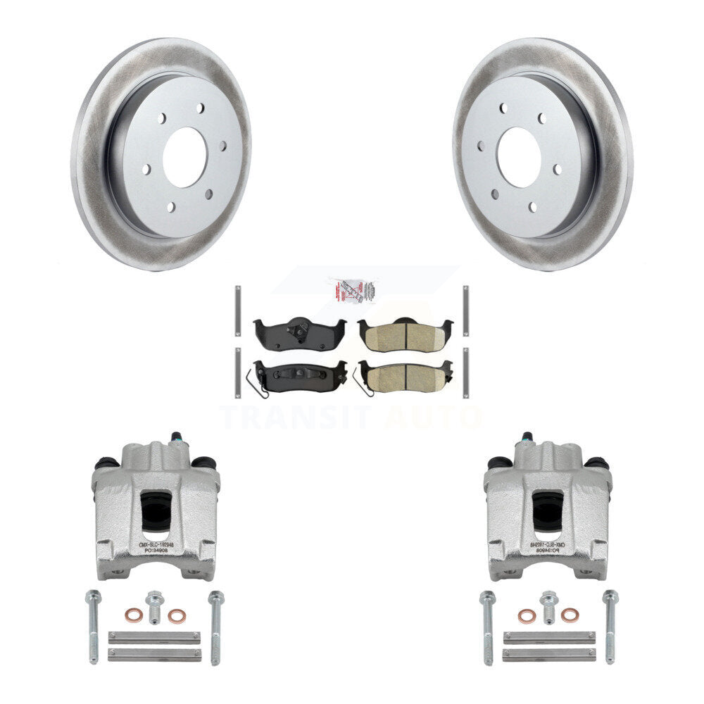 Transit Auto KCG-101036N Disc Brake Kit for 2004-2015 Nissan Armada, INFINITI QX56, Nissan Pathfinder Armada & more - Rear product image