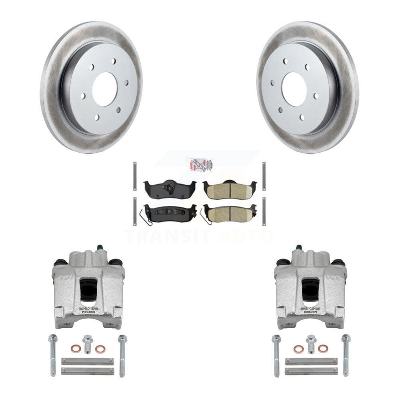 Transit Auto KCG-101036N Disc Brake Kit for 2004-2015 Nissan Armada, INFINITI QX56, Nissan Pathfinder Armada & more - Rear product image