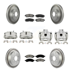 Transit Auto KCG-101036S Disc Brake Kit for 2007-2017 GMC Acadia Limited, Chevrolet Traverse, Buick Enclave & more - Front and Rear product image