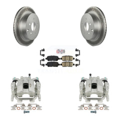 Transit Auto KCG-101037N Disc Brake Kit for 2009-2022 INFINITI JX35, Nissan Pathfinder, Nissan Quest & more - Rear product image