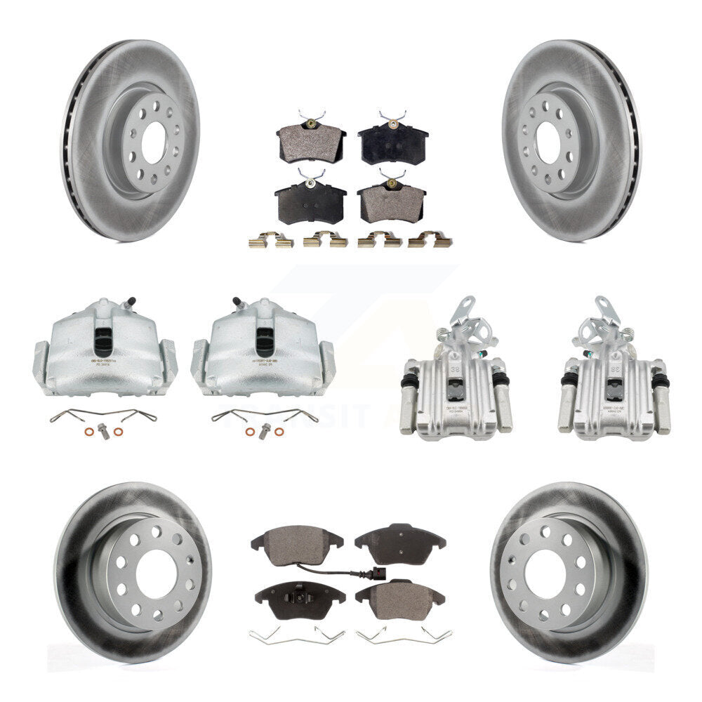 Transit Auto KCG-101037P Disc Brake Kit for 2014 Volkswagen Beetle - Front and Rear product image