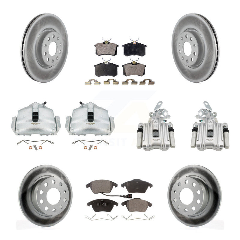 Transit Auto KCG-101037P Disc Brake Kit for 2014 Volkswagen Beetle - Front and Rear product image