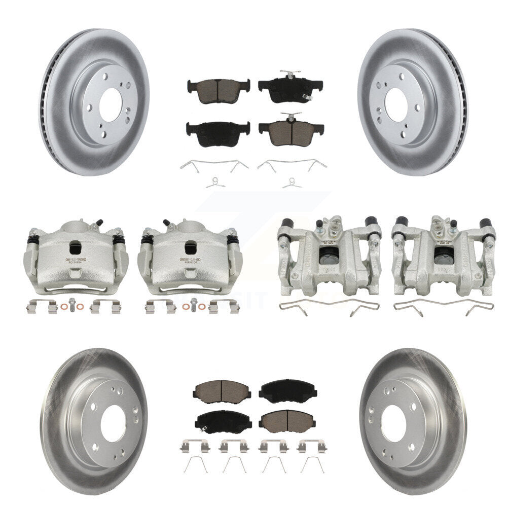 Transit Auto KCG-101038C Disc Brake Kit for 2016-2021 Honda Civic - Front and Rear product image