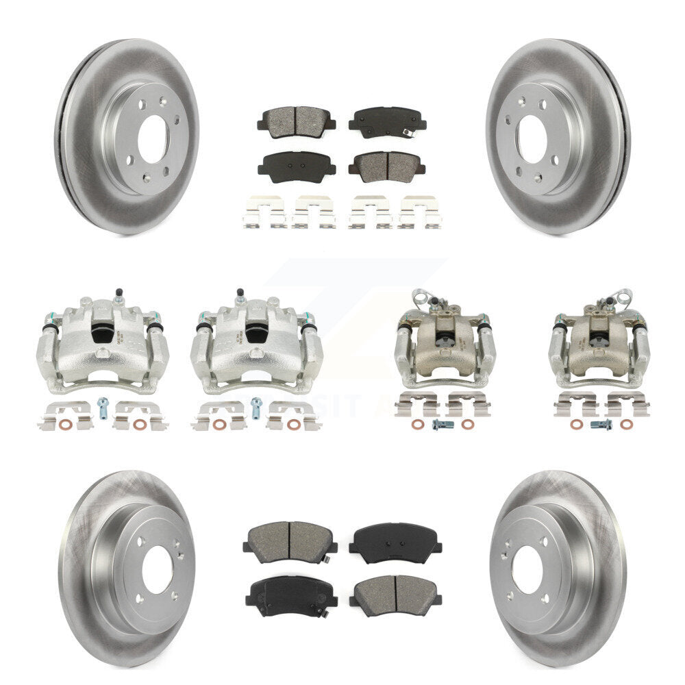 Transit Auto KCG-101038S Disc Brake Kit for 2012-2016 Kia Rio - Front and Rear product image
