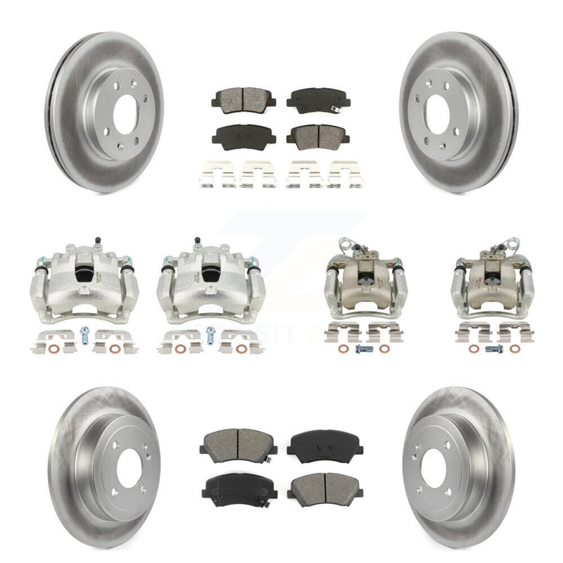 Transit Auto KCG-101038S Disc Brake Kit for 2012-2016 Kia Rio - Front and Rear product image