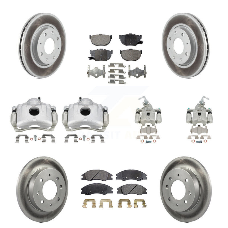 Transit Auto KCG-101038T Disc Brake Kit for 2005-2009 Kia Spectra, Kia Spectra5 - Front and Rear product image