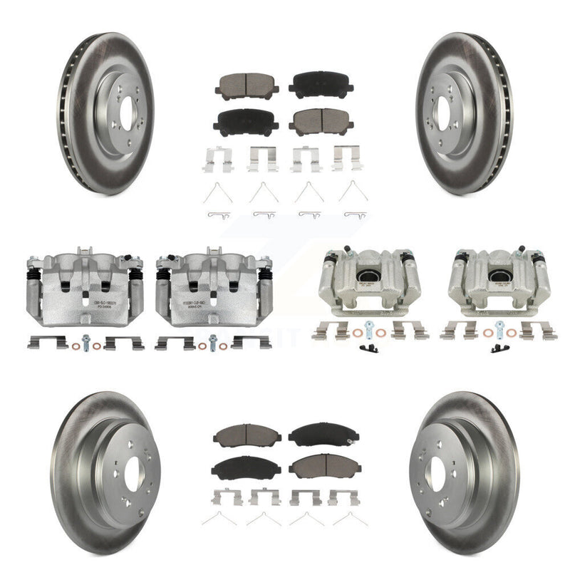 Transit Auto KCG-101039C Disc Brake Kit for 2007-2013 Acura ZDX, Acura MDX - Front and Rear product image