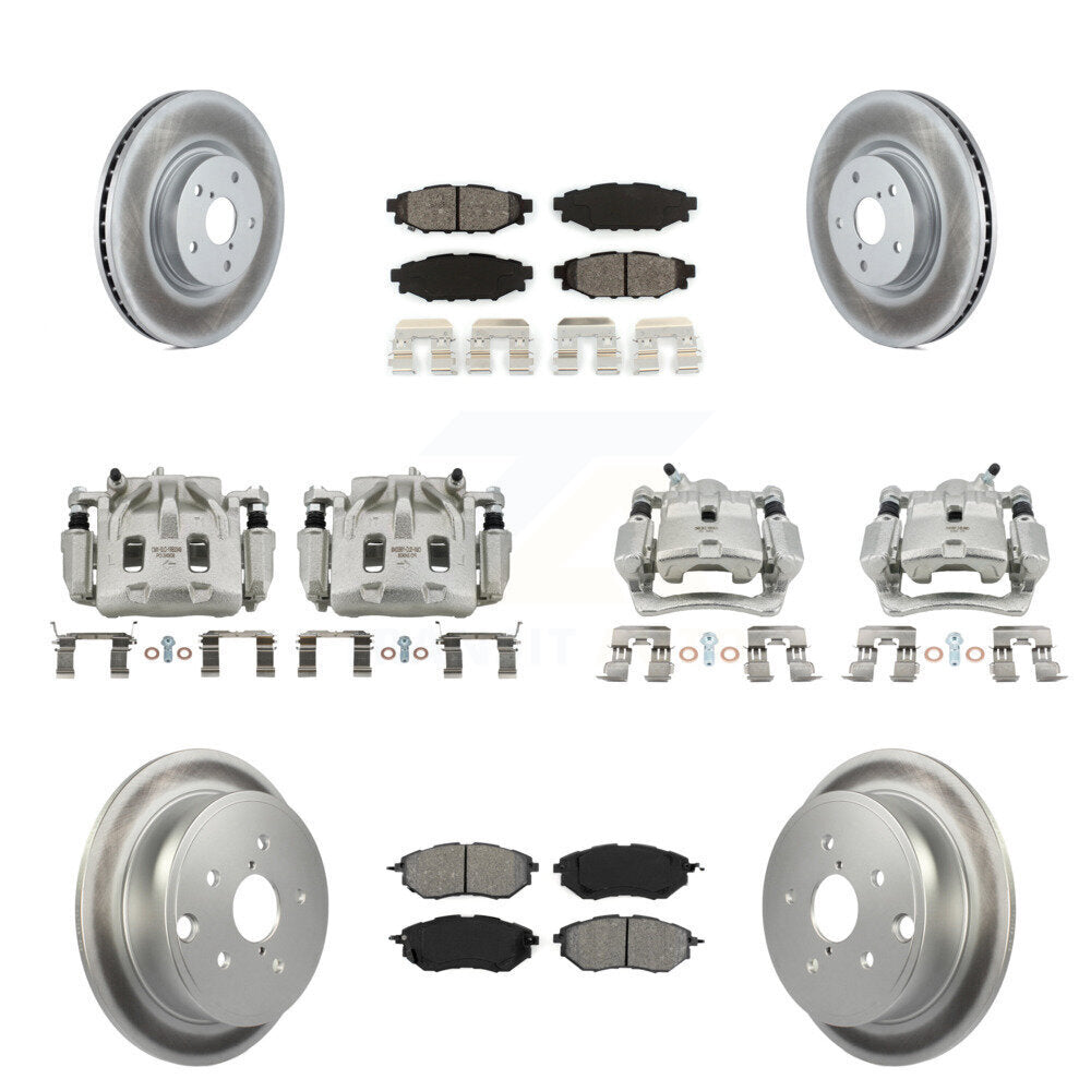 Transit Auto KCG-101039S Disc Brake Kit for 2015-2019 Subaru WRX - Front and Rear product image