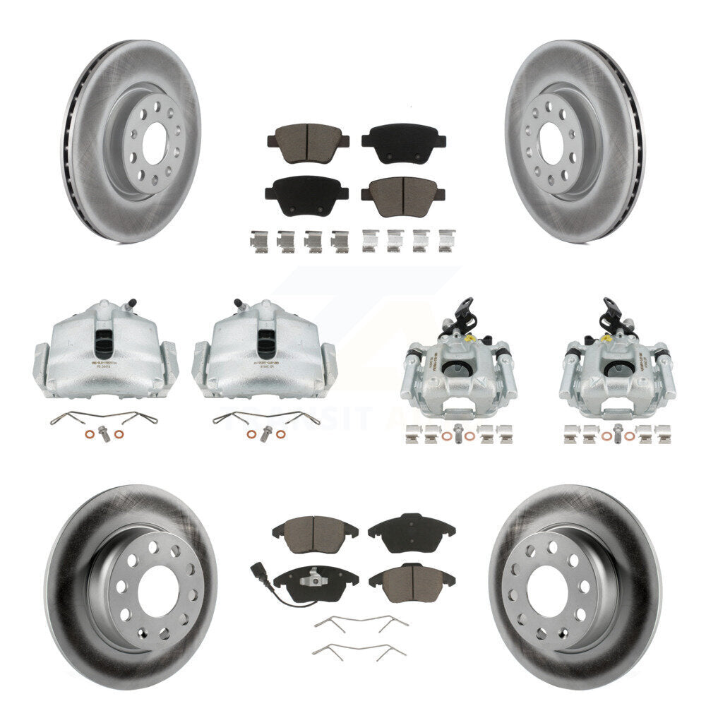 Transit Auto KCG-101040C Disc Brake Kit for 2012-2014 Volkswagen GTI - Front and Rear product image