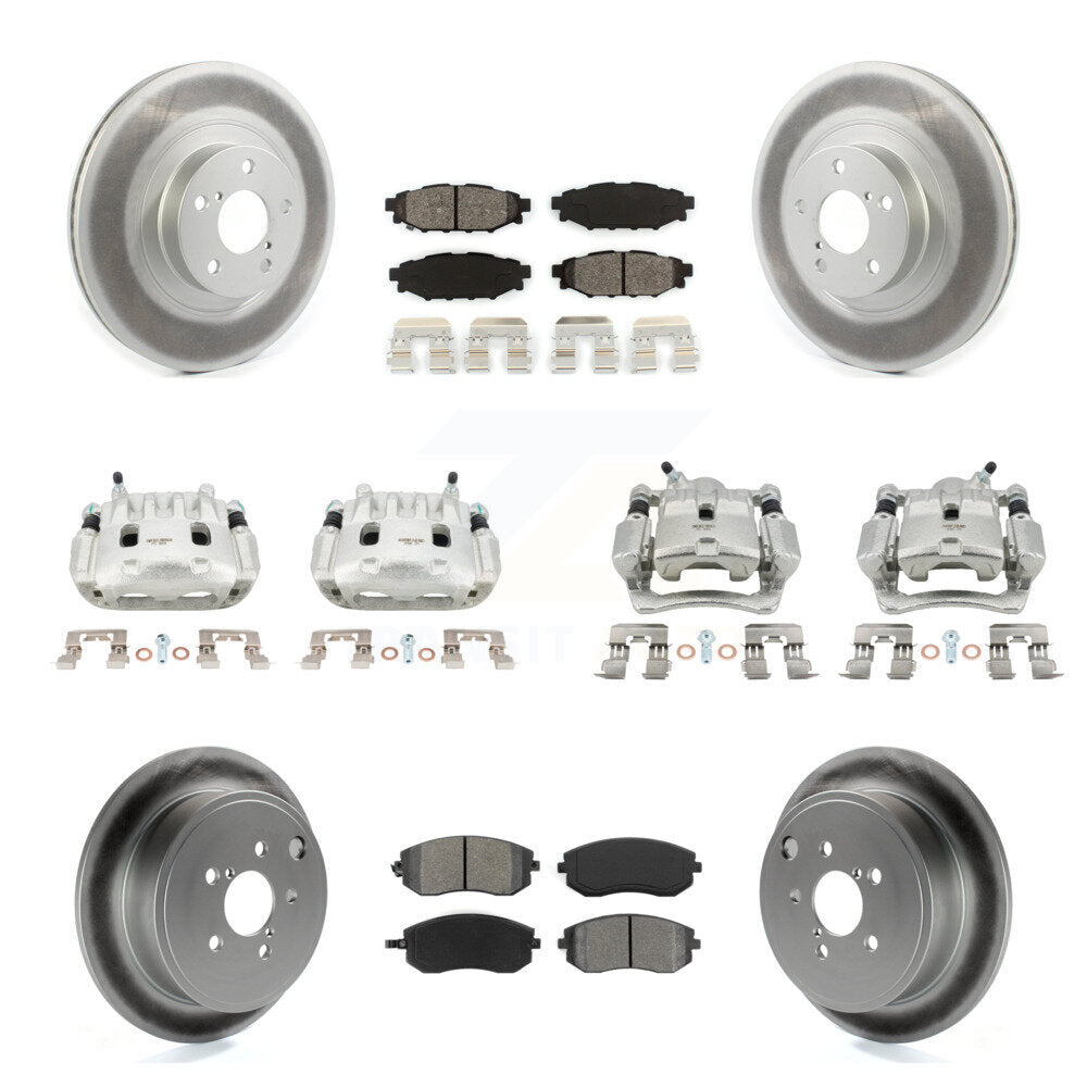 Transit Auto KCG-101040S Disc Brake Kit for 2008-2013 Subaru WRX, Subaru Impreza, Subaru Forester - Front and Rear product image
