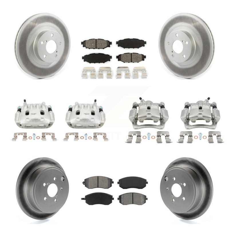 Transit Auto KCG-101040S Disc Brake Kit for 2008-2013 Subaru WRX, Subaru Impreza, Subaru Forester - Front and Rear product image