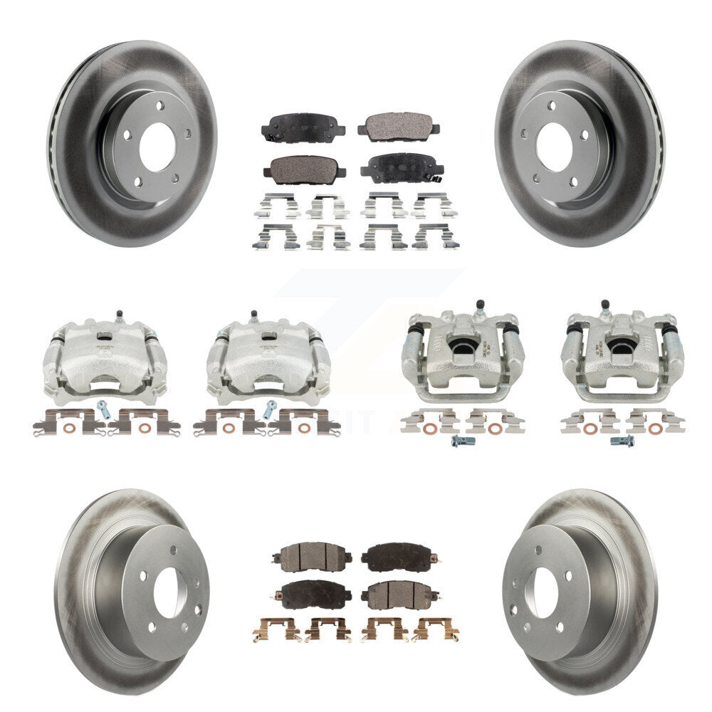 Transit Auto KCG-101040T Disc Brake Kit for 2013-2018 Nissan Altima - Front and Rear product image