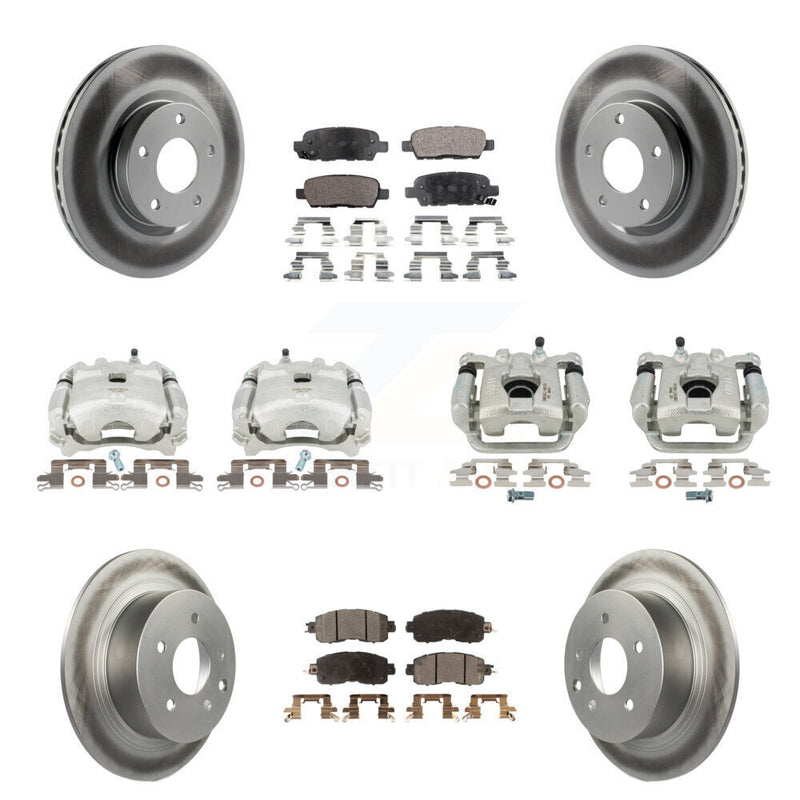 Transit Auto KCG-101040T Disc Brake Kit for 2013-2018 Nissan Altima - Front and Rear product image